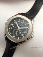 Patek Philippe Aquanaut Travel Time Replica Watch - SS Black Dial_th.jpg